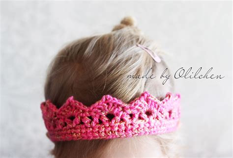 Toddler Princess Crown Crochet Princess Crochet Crown Crochet