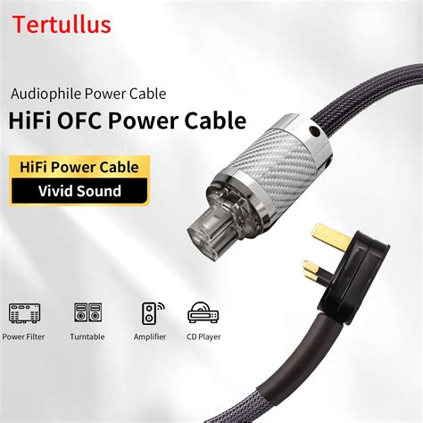 Tertullus Audiophile Power Cable Hifi Power Cable India Ubuy