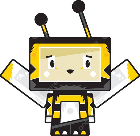 Cute Cartoon Block Honey Bee Cute Cute Bee Bee Vector, Cute, Cute Bee ...