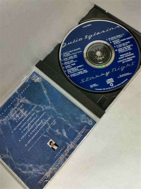 Julio Iglesias Starry Night Cd 1990 Columbia Ebay