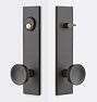 Richmond Brass Knob Exterior Door Hardware Tube Latch Set Rejuvenation