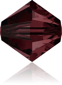 5301 5328 8mm Swarovski Bicone Crystal Bead Burgundy Crystal Findings