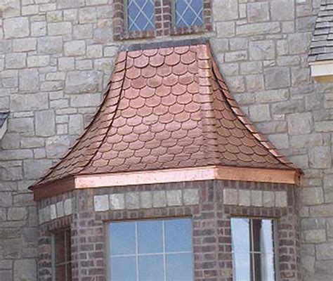 Fish Scales 16oz Copper On Bay Window By Tx Metal Roofing Flickr