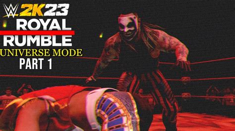 WWE 2K23 Universe Mode Interactive WWE ROYAL RUMBLE 2023 Part 1 3