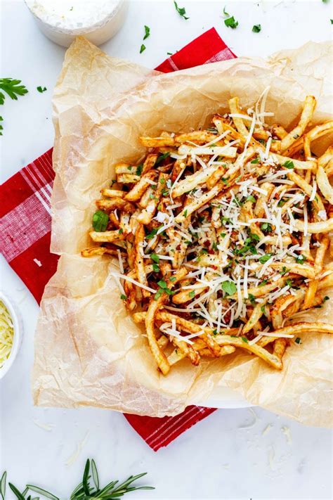 Air Fryer Garlic Parmesan Fries Wendy Polisi