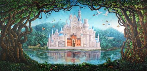 Fairy Tale Castle Scenic Stage Backdrop Rental Theatreworld® Backdrops Castle Backdrop