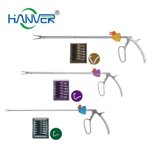 Laparoscopic Clip Applier Hemolok Ligation Clip Applicators Tonglu