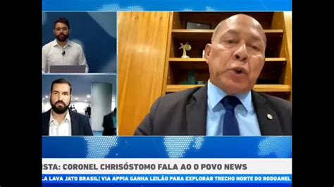 Gafe Chrisóstomo Se Confunde E Diz Que Pedirá Impeatchment De