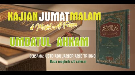 Kajian Kitab Umdatul Ahkam Youtube