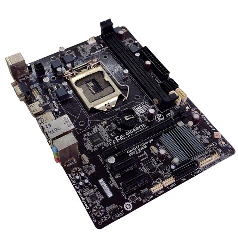 Placa M E Gigabyte Ga H M H Socket Ddr Espelho Escorrega O