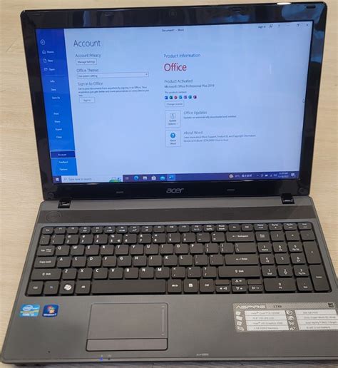 Acer 5749 Win 10 Pro Eng Office 2019 Eng Wifi 6 Bluetooth 51