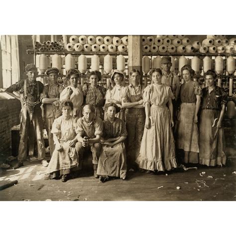 Textile Mill Workers 1908. Na Group Of Textile Mill Workers At The ...