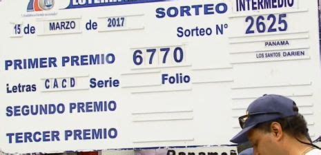 Loteria De Panama Miercoles 15 03 2017 Primer Premio 6770 Ver Los