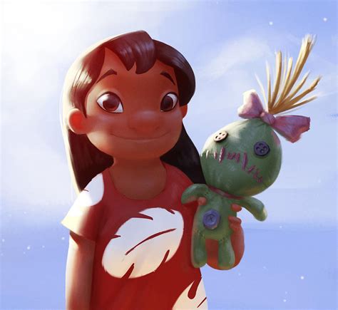 A Quick Painting I Made Of Lilo And Scrump Disney