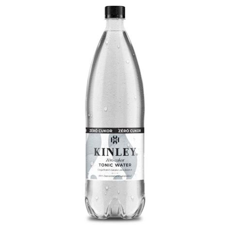 Kinley Tonic Zéro cukor szénsavas üdítőital 1 5 liter grapefruit és