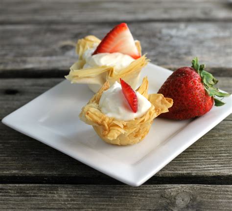 Tangy Lemon Cream Cheese Filled Phyllo Cups Words Of Deliciousness