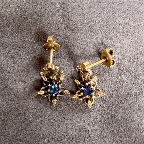 Vintage Sapphire Earrings