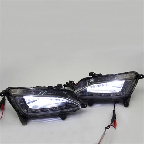 Car Drl Daytime Running Fog Light Lamp For Hyundai Tucson Ebay