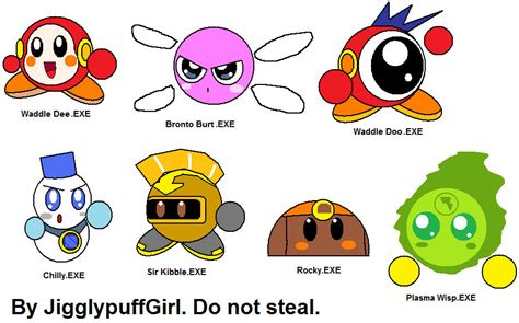 Kirby Enemies as Viruses Vol1 by JigglyPuffGirl on DeviantArt