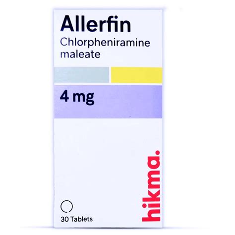 Allerfin Tablet 30 Pc Kulud Pharmacy