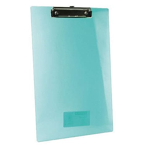 Rapesco Plastic Clipboards A4 Shatterproof Assorted Transparent Colours