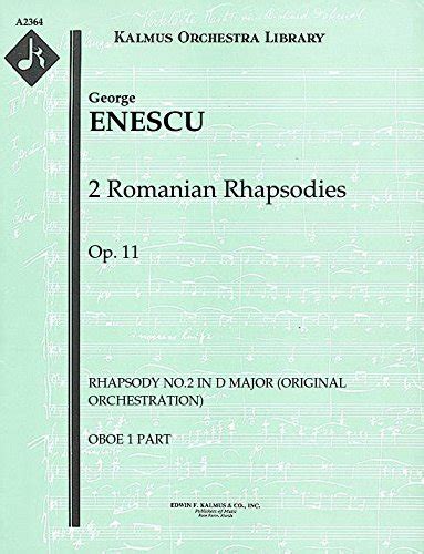 2 Romanian Rhapsodies Op11 Rhapsody No2 In D Major