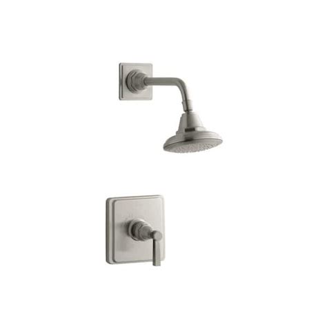 Kohler Pinstripe 1 Spray 67 In Single Wall Mount Fixed Shower Head In