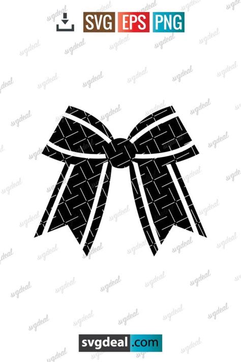 Free Cheer Bow Svg - SVGDeal.com