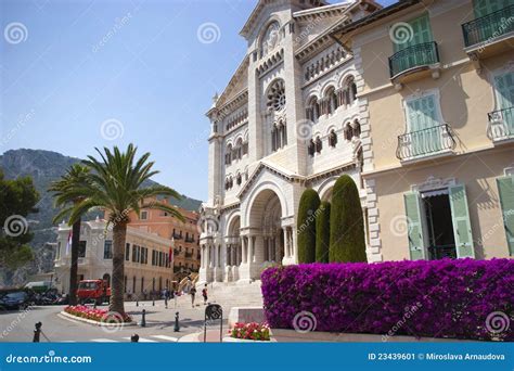 Monaco cathedral stock image. Image of park, travel, detail - 23439601