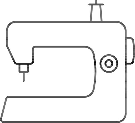 Electric Sewing Machine Icon In Line Art 24446912 Vector Art At Vecteezy