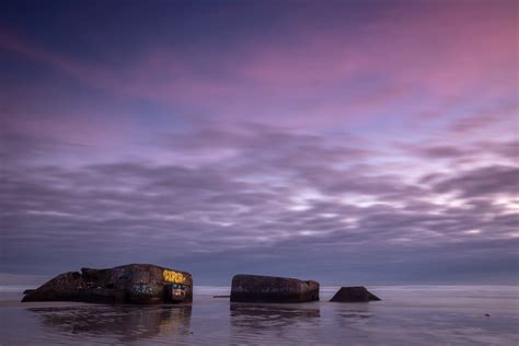 Sea Defences. Sunset. - Bill Ward Photography