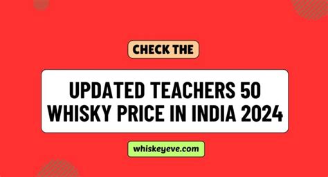 December Teachers 50 Whisky Price In India 2024 Updated List