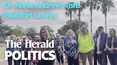 Watch Dr Annie Andrews Visits Beaufort County Youtube