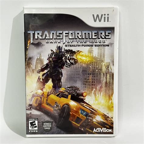 Transformers Dark Of The Moon Stealth Force Edition Wii 2011 CIB