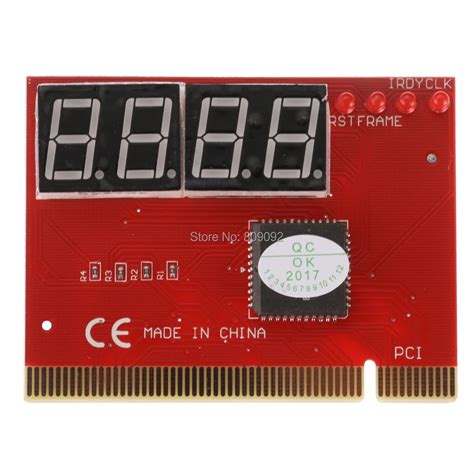 Led 4 Digit Computer Analysis Diagnostic Tester Post Card Pci Pc