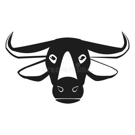 Buffalo Head Icon Buffalo Head Logo On White Background Wild Animals