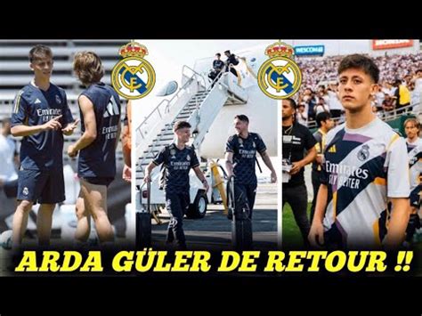 OFFICIEL ARDA GÜLER ET VINICIUS DE RETOUR DANS L EFFECTIF REAL MADRID