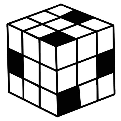 Fun Rubiks Cube Game Coloring Pages