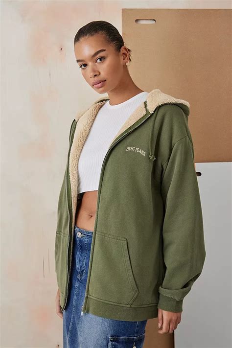 Bdg Urban Outfitters Zip Up Hoodie Hot Sale