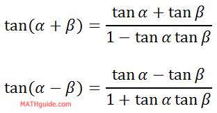 Trig Sum And Difference Formula Worksheet