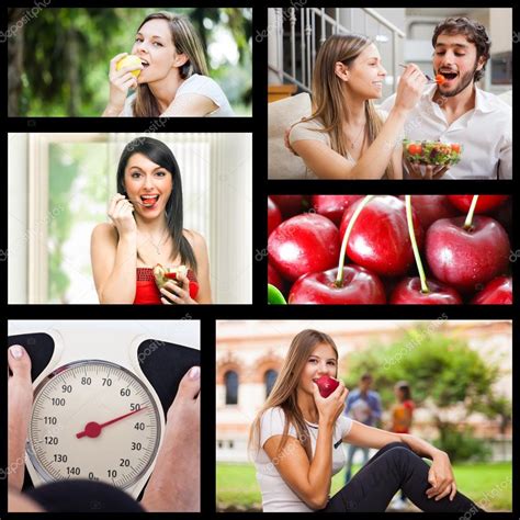 People eating healthy food — Stock Photo © minervastock #82232474