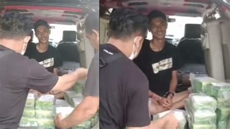 Santai Ditangkap Polisi Kurir Sabu 27 Kilogram Malah Ketawa Keren Lu Bang