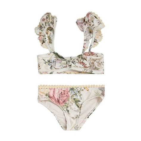 Waverly Trim Frill Bikini Waverly 饰边荷叶边比基尼 岁 超值好货 澳洲省钱快报