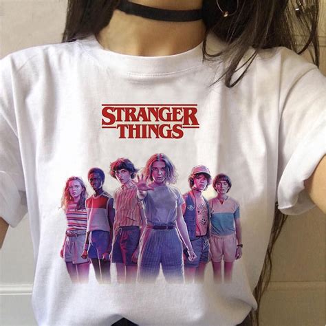 Funny Stranger Things 3 Women T Shirt Femme Eleven Tshirt Fashion