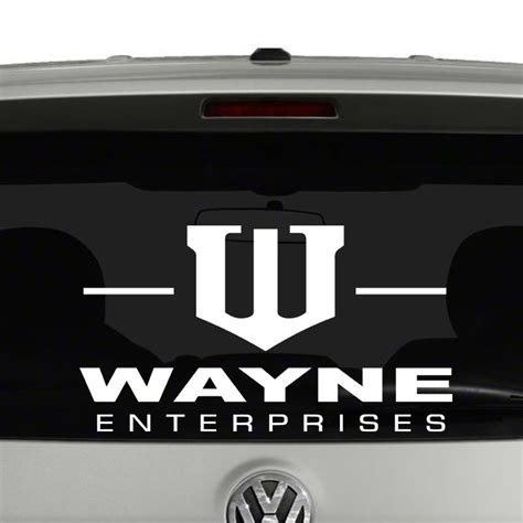 Wayne Enterprises Logo Vinyl Decal Sticker