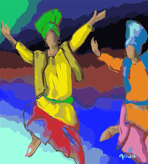 Bhangra Poster Digital Art By Sukhpal Grewal Fine Art America