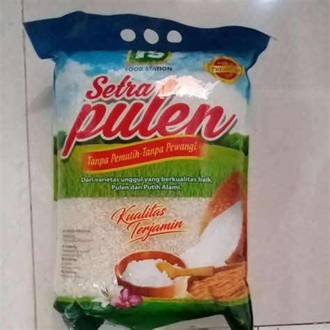 Jual Beras Fs Setra Pulen 5kg Shopee Indonesia