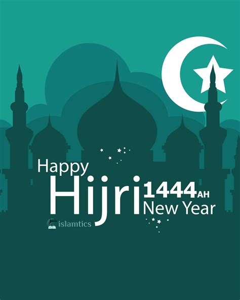 Happy Hijri New Year 1444 Islamtics