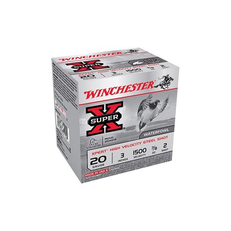 116453 Winchester Ammo WEX2032 Super X Xpert Steel High Velocity 20