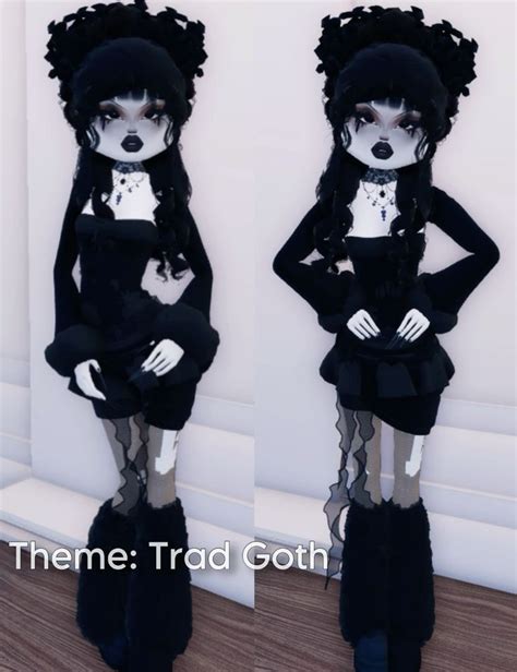 Dress To Impress Themes Trad Goth In 2024 Dress To Impress Goth